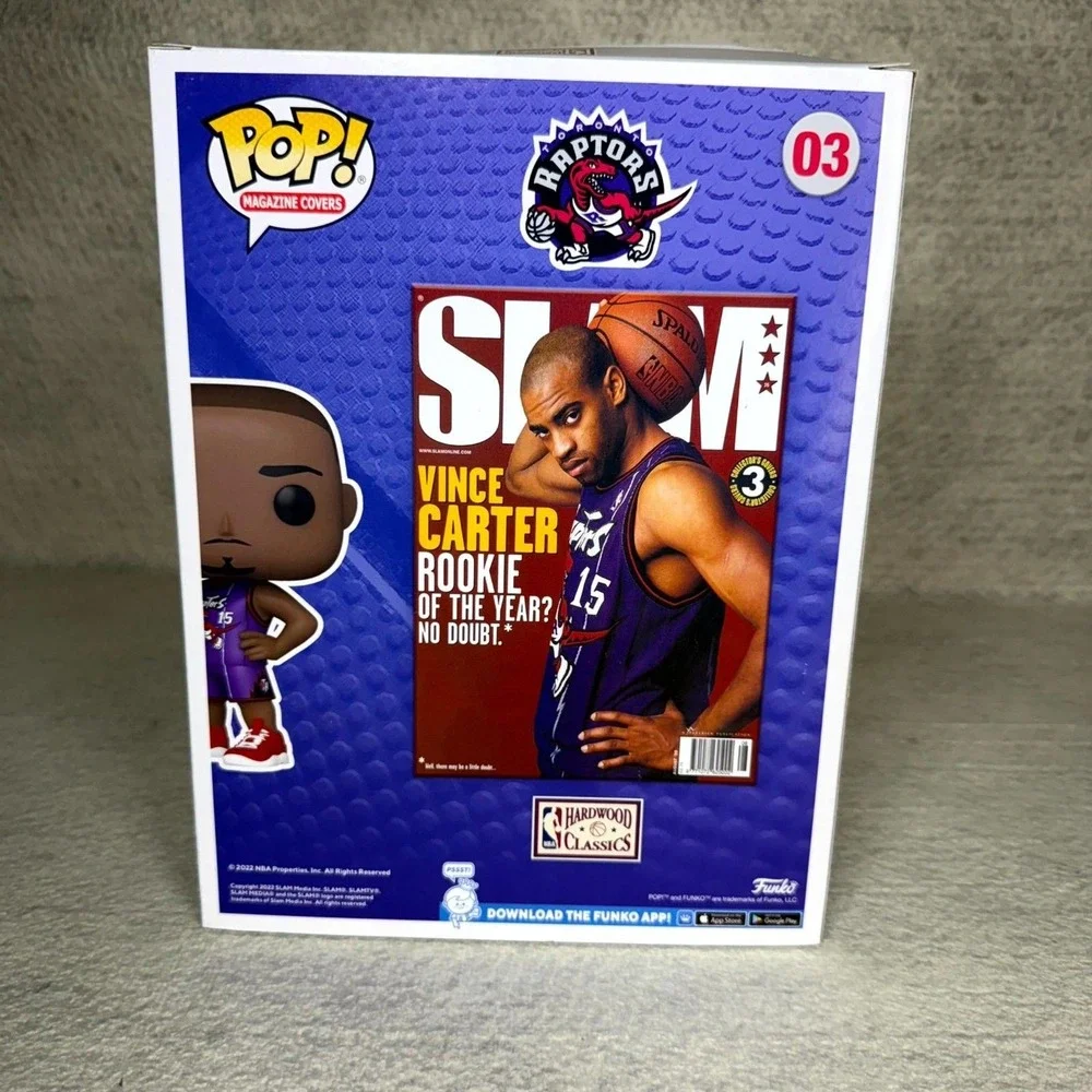 Vince Carter Funko Pop! Magazine Covers Slam Edition Toronto Raptors‎ NEW